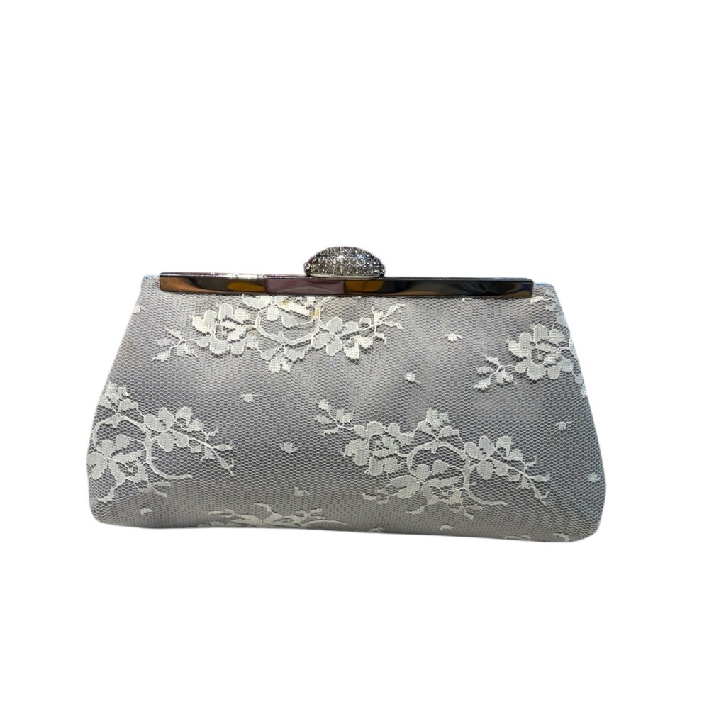 Ella Winston Chantilly Lace Clutch Bag